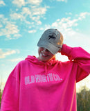 Bold Pink Explorer Hoodie