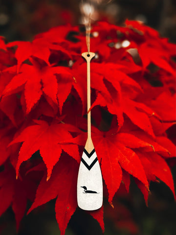 Paddle Ornament - Loon