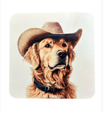 Dog Cowboy Coasters