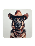 Dog Cowboy Coasters