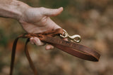 Brown Leather Dog Leash