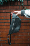 Traveler's Leather Bag - Black