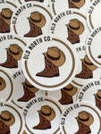 Gone West Sticker
