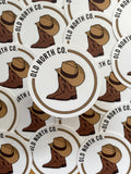 Gone West Sticker