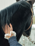 Champagne Satin Scrunchie