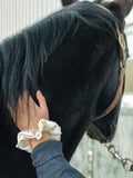 Champagne Satin Scrunchie